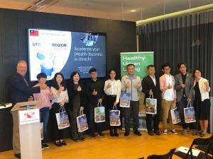 Utrecht Region welcomes first RAPID Health participants from Taiwan in 2019. Jelle van der Weijde (on the left) is the Director of Domain Health Economics of the EBU