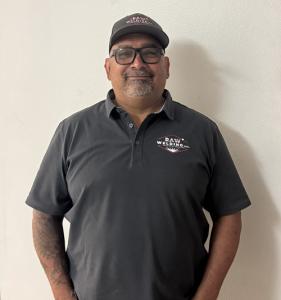 Ruben Espinosa, owner of Raw Welding Inc. in Bakersfield, California, industrial welding and infrastructure repair expert.