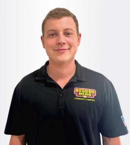 Bradley Williford, owner of Rescue Hero Plumbing in Bakersfield, California, providing emergency plumbing and septic services.