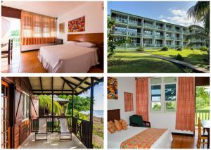 Locally owned beachfront accommodations in Portsmouth, Dominica, used as the base for One With Whales expeditions