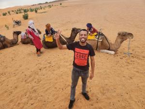 Our driver Anwar in the Sahara Desert