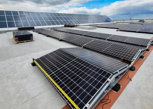 Power outage solar panels.