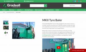 MK2 can produce up to 5 PAS108 compliant tyre bales