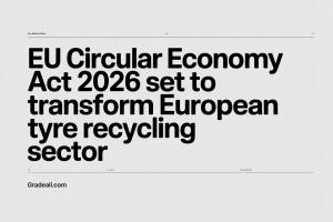 EU Circular Economy Act 2026 Set to Transform European Tyre Recycling Sector gradeall.com