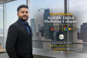Jeetendra Khatri Founder CEO InventionDM digital marketing PR agency Lucknow India global entrepreneurs.