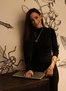 Public relations leader Lindsay Kirsh in her office