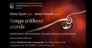 Songs Without Words Jan 23 Concert Carnegie Hall