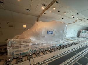 Airbus H145 Body in Freighter Plane