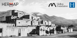 Image of Pueblo with HERITΛGE and HerMaP Mexico Logos