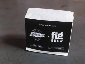 Image of digestive fig coffee developed jointly by Northshore Specialty Coffee and FigBrew.