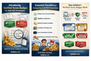 checklist for comparing gold IRA promotions