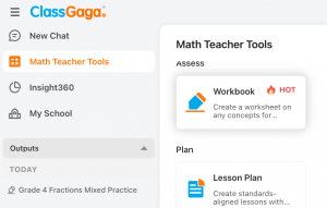 Math Teacher Tools
