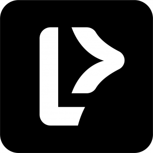 ProLegal icon logo in white on a black background