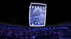 Image of a planetarium audience look the main starting image for Everest Opera in the Planetarium produced by Opera Parallèle