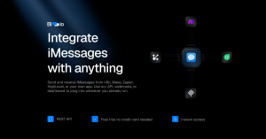 Send iMessages from anywhere blooio API