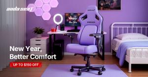 2026 New year AndaSeat Kaiser 4 Zen Purple