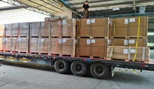 UWG products are being loaded into containers