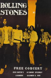 A $7,000 Reward is Offered For This Rolling Stones Altamont Speedway 12/6/69 Concert Poster