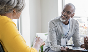 Professional workspace representing structure and purpose in recovery