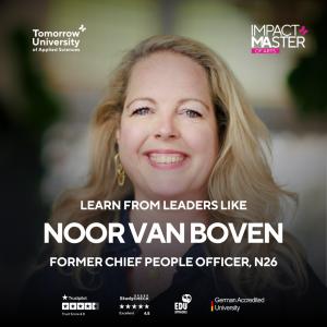 Tomorrow University, Industry Expert Noor van Boven
