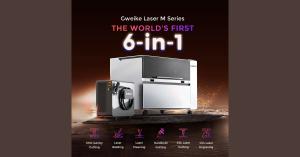 GWEIKE M Series 6-in-1 laser system integrates cutting, welding, and cleaning functions in one platform.