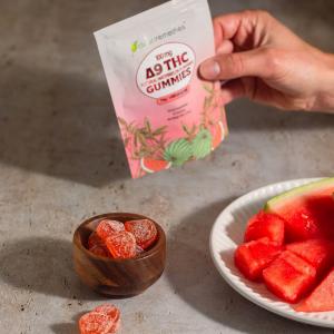 Clean Remedies’ watermelon-flavored Delta 9 Gummies are balanced and delicious, making them great for winding down at the end of the day.