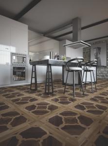 wood marquetry flooring