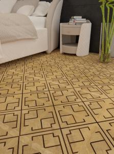 marquetry design flooring