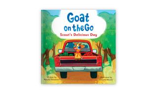 Goat on the Go Series: Scout's Delicious Day Book Cover, by author Natalie Horseman