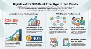 2025 was digital health’s reset year: USD 28.8B raised, fewer deals, higher proof