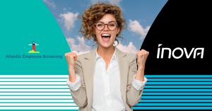 Atlantic Employee Screening and Inova Payroll logos displayed together to represent their strategic partnership in workforce screening and payroll solutions.