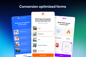 Conversion optimized forms