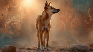 Australian Dingo (Art Image taken from the "Ancient Dingo" music video)
