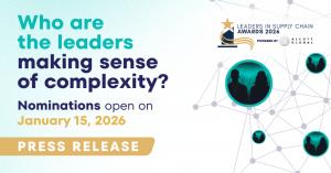 2026 Leaders In Supply Chain Awards - Call for Nominations