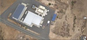 Aerial image of data centre site