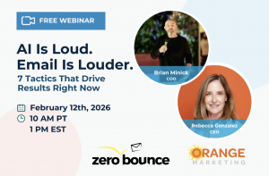 ZeroBounce Orange Marketing Webinar 2026 Email Marketing Tips