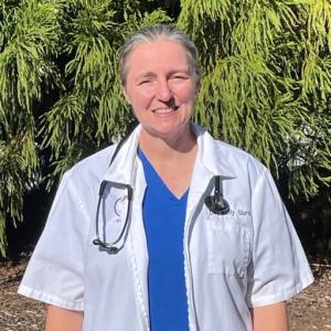 Dr. Kelly Stern at her practice of in home pet euthanasia services in Greenville, SC and the surrounding areas.