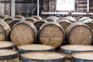 used whiskey barrels