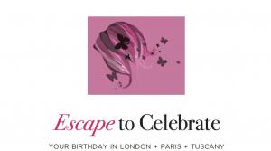 Love to Celebrate a Special Birthday and Do Something Meaningful? Participate in Recruiting for Good EscapetoCelebrate.com Sweet BDay in London + Paris + Tuscany