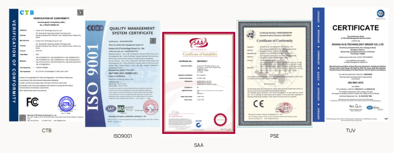 Hi-Q GROUP's certifications