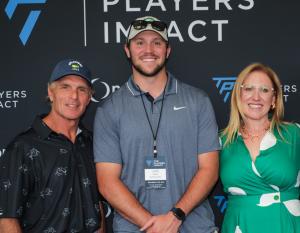 Tracy Deforge, Josh Allen and Doug Flutie attending The Players Impact annual flagship event