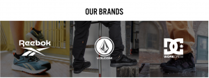 EU Website, Our Brands: Reebok, DC, Volcom