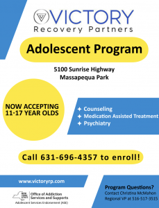 Long Island Adolescent Program Info at Victory Recovery Partners