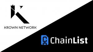 Krown Network and Chainlist Logos