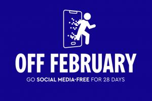 A stick figure breaks out of a smart phone screen