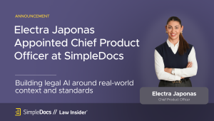 Electra Japonas Appointed Chief Product Officer at SimpleDocs