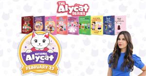 Author Alysson Foti Bourque with The Alycat Series