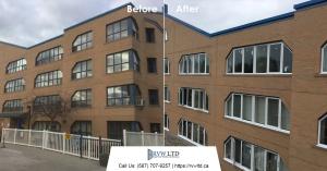 Before & After Windows Renovation Projects Photos - Mount Royal Manor Building