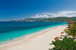 Overhead view of Coyaba Beachfront Grand Anse Beach