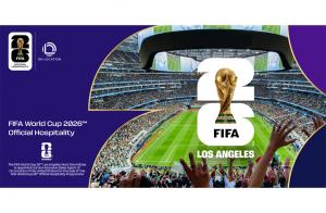 SoFi Stadium webpage header announcing Los Angeles final match schedule for FIFA World Cup 2026